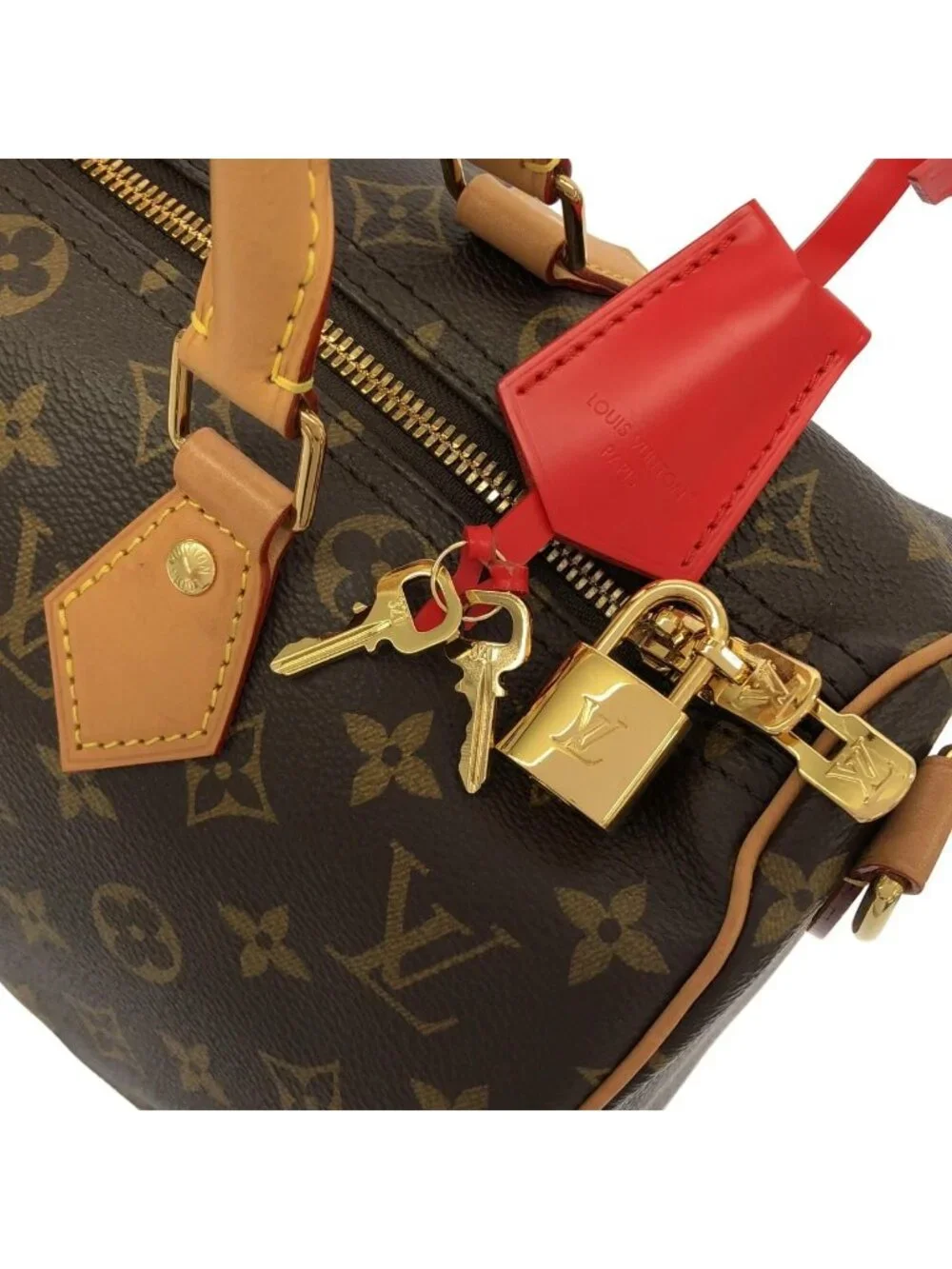 Louis Vuitton Monogram Speedy Bandouliere Soft 30 Boston Bag